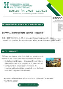 Butlletí n. 27/25 – 23.06.25