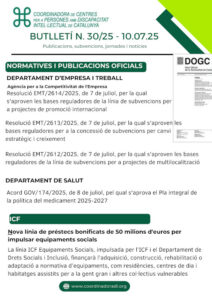 Butlletí n. 30/25 – 10.07.25