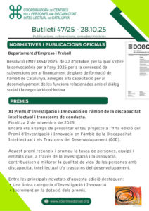 Butlletí n. 47/25 – 28.10.25