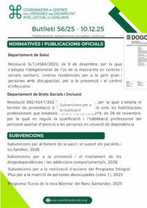 Butlletí n. 56/25 – 10.12.25