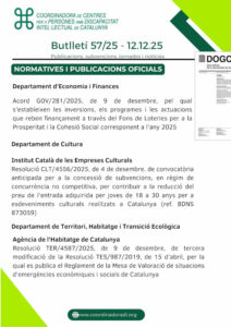 Butlletí n. 57/25 – 12.12.25