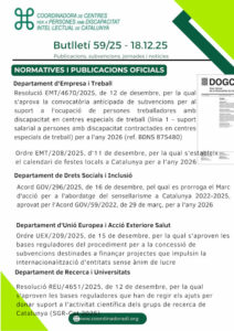 Butlletí n. 59/25 – 18.12.25