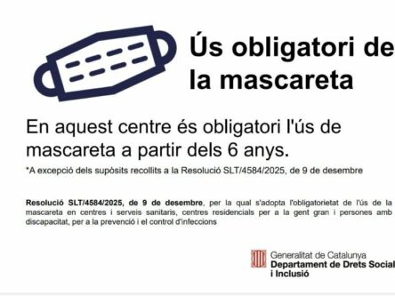 Obligatorietat us mascareta