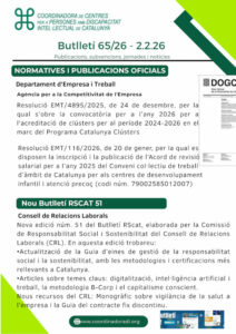 Butlletí n. 65/26 – 2.02.26