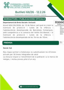 Butlletí n. 68/26 – 12.02.26