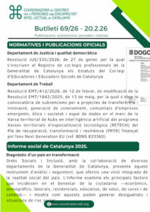 Butlletí n. 69/26 – 20.02.26