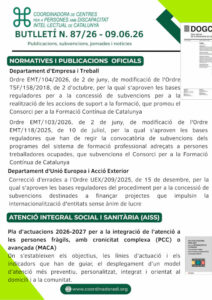 Butlletí n. 87/26 – 09.06.26