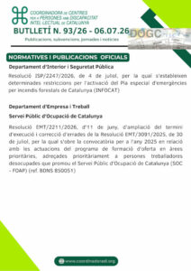 Butlletí n. 93/26 – 06.07.26