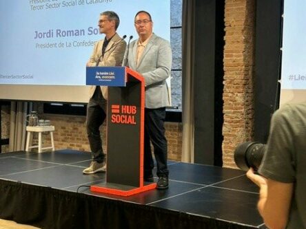 Ahir vàrem participar a la celebració de l’aprovació de la Llei del Tercer Sector Social