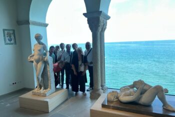 Trobada de la Junta Directiva a Sitges i agraïment per la visita als Museus de Sitges